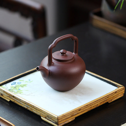 吳經提梁壺“Wu Script Handle Teapot”